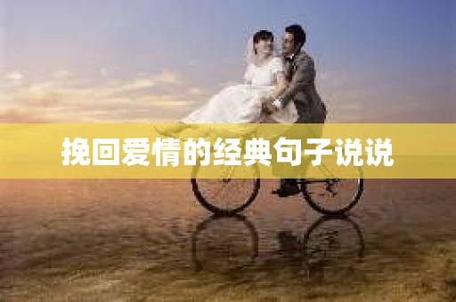 挽回爱情的经典句子说说