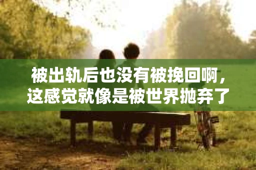 被出轨后也没有被挽回啊，这感觉就像是被世界抛弃了一样。我曾经也经历过这样的事情，那种心如刀割的痛，至今仍记忆犹新。今天，我想和大家聊聊这个话题，希望能给那些正在经历或者曾经经历过类似痛苦的人一些安慰和帮助。