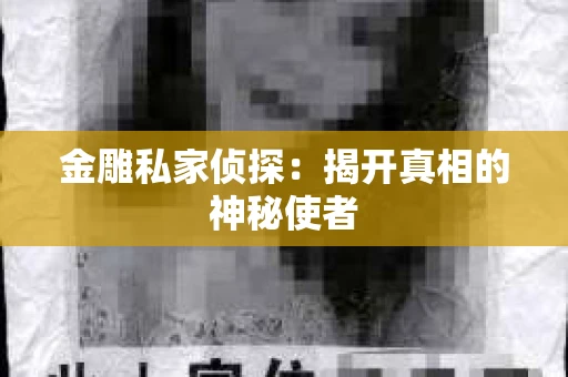 金雕私家侦探：揭开真相的神秘使者