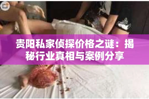 贵阳私家侦探价格之谜：揭秘行业真相与案例分享