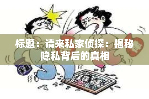 标题：请来私家侦探：揭秘隐私背后的真相