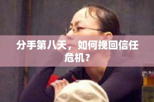 分手第八天，如何挽回信任危机？