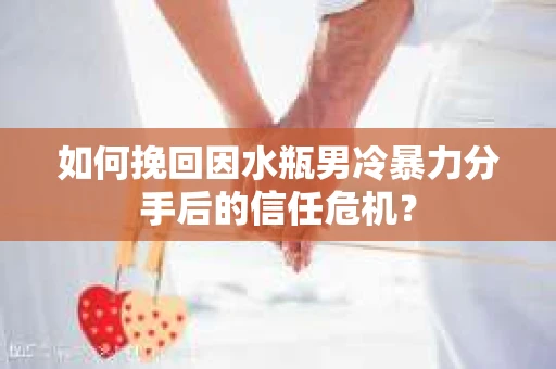 如何挽回因水瓶男冷暴力分手后的信任危机？